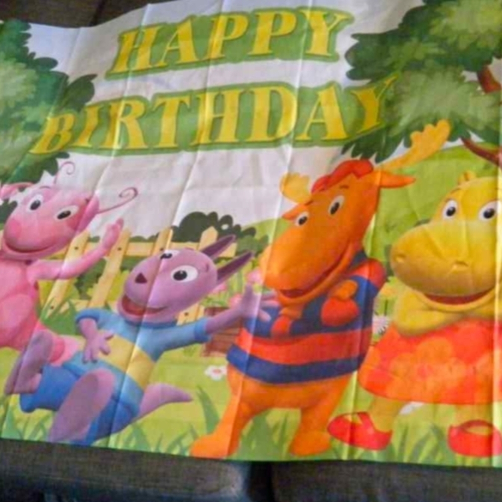 New Backyardigans Themed Birthday Banner